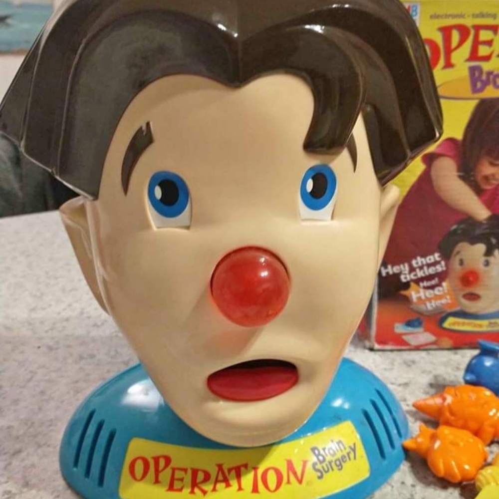 Operation Brain Surgery game Milton Bradley